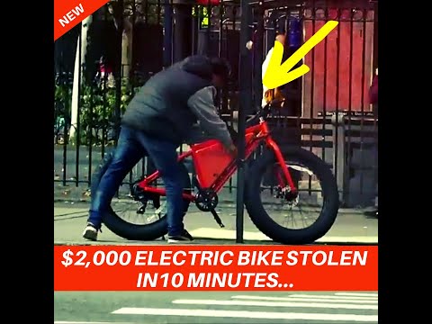 WTF! $2,000 Electric Bike Stolen 10 Minutes - PART 1