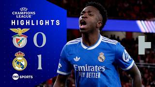 Vini Jr. Delivers In Fiery Clash 🫨 | Benfica 0-1 Real Madrid | UEFA Champions League Highlights