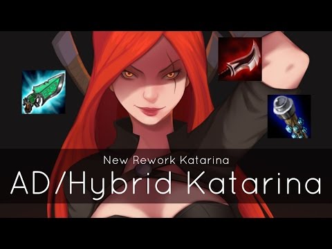 AD/Hybrid Katarina - Katarina Rework Full Game Highlights | League of Legends | Katlife