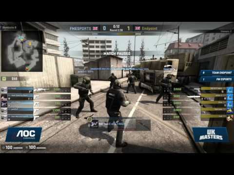 [UKCSGO] 26.10.2016 - FM eSports vs Endpoint @ UK Masters S2 W2 Map 2
