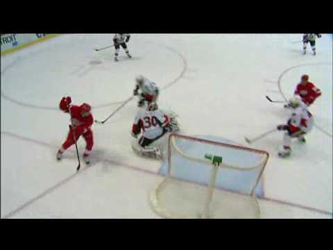 Pavel Datsyuk bueatiful between the legs play Against Senators - NHL CBC Sports Feed