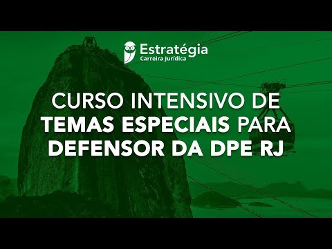 Intensivo Temas Especiais Defensor DPE RJ: Tutela Coletiva - Prof. Henrique da Rosa
