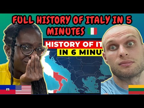 REACTION TO Full History of Italy in 5 Minutes | FIRST TIME WATCHING