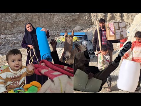 The laughter and joy of the Atabek family on a snowy day