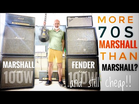 The Ultimate 70s Marshall Tone may be a FENDER AMP, and it’s still relatively CHEAP!!