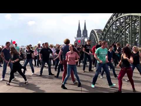 Cologne (Germany) International Flashmob West Coast Swing 2017