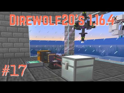 Direwolf20 1.16 Ep 17 - 58000rf Reactor & Ore Quadrupling