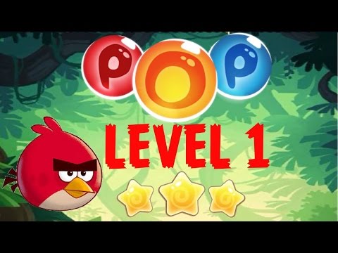 Angry Birds POP Bubble Shooter (Stella POP) - Level 1