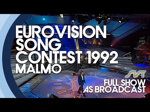 EUROVISION SONG CONTEST 1992 FULL SHOW (AS BROADCAST) MALMO, SWEDEN (SVT)