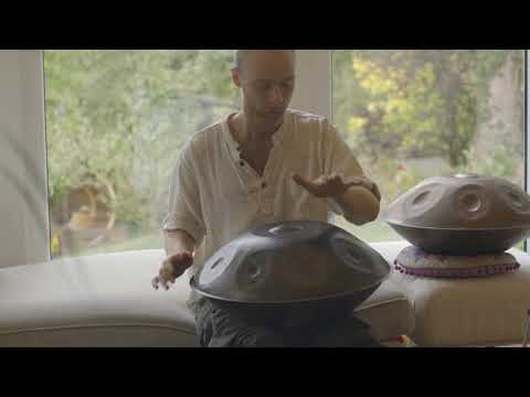 Malte Marten (Yatao) on Taopan Handpan Kurd 8 plus F3 bottom