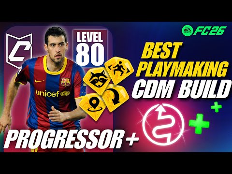 Best Deep Lying Playmaker CDM Build in FC 26 Clubs!