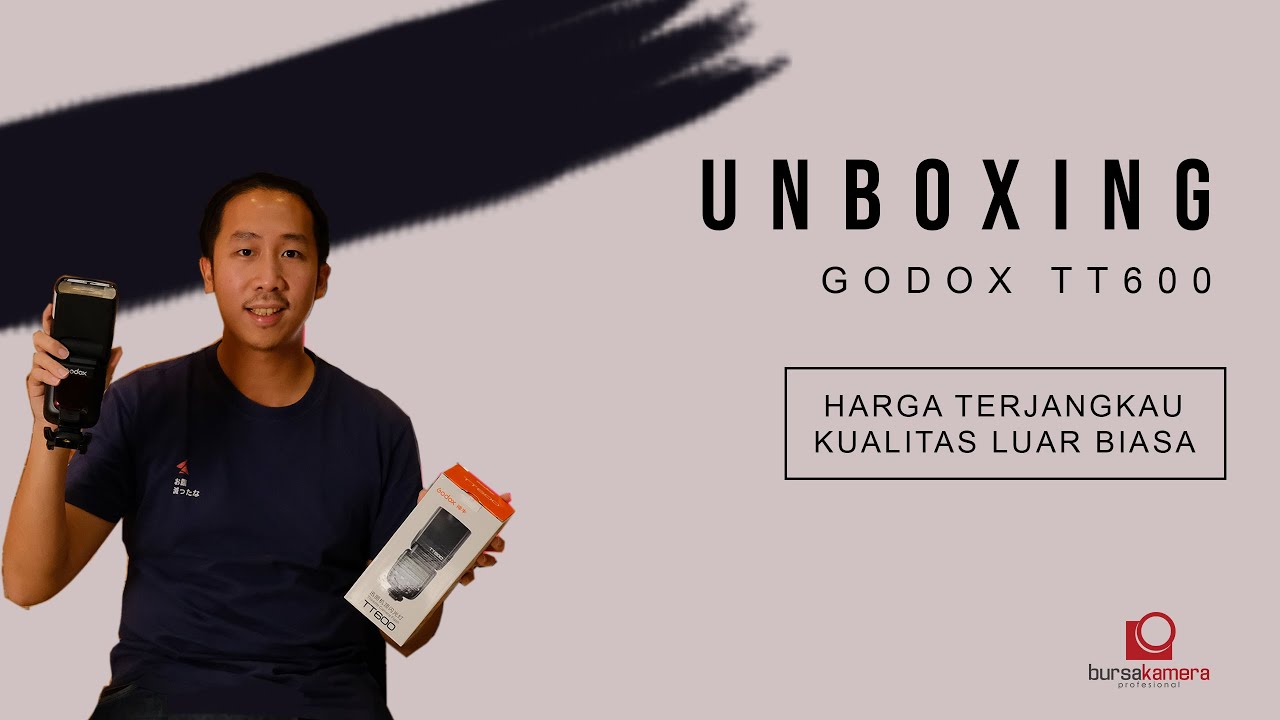 UNBOXING - GODOX TT600 & Belajar Menggunakan Flash Speedlite