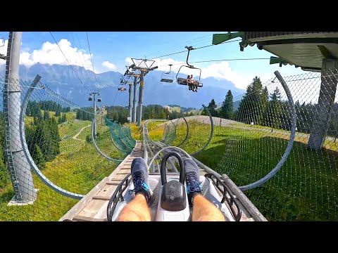 Rodelbahn Floomzer | Flumser Berg | 4K Onride POV