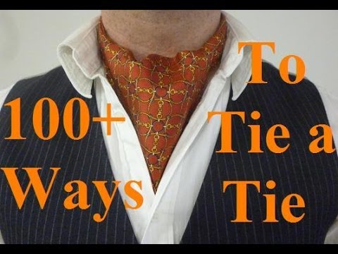 How to Tie an Ascot or Cravat without it coming undone, The Day Knot