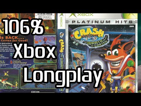 Crash Bandicoot: The Wrath of Cortex 106% LONGPLAY - Crash Wrath Of Cortex Xbox 1080p 60fps