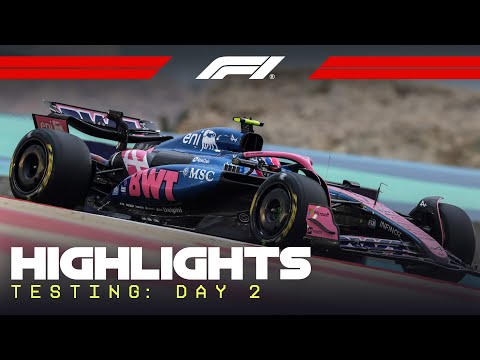 F1 2025 F1シーズンテストDay2ハイライト動画