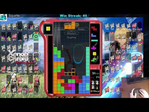 Tetris 99 - 50 Win Streak w/ Crazy T-Spins