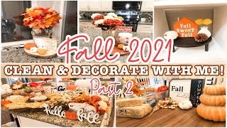🍁 FALL 2021 SPEED CLEANING AND DECORATE WITH ME 2021 | COZY FALL DECOR IDEAS