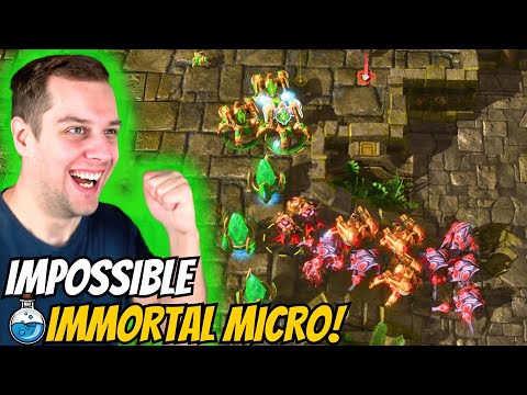 THE BEST IMMORTAL MICRO OF MY LIFE! | Protoss Mech #18 StarCraft 2
