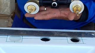 VEJA COMO FURAR A LOUÇA SEM QUEBRAR E MONTAR UM MISTURADOR NO LAVATÓRIO!