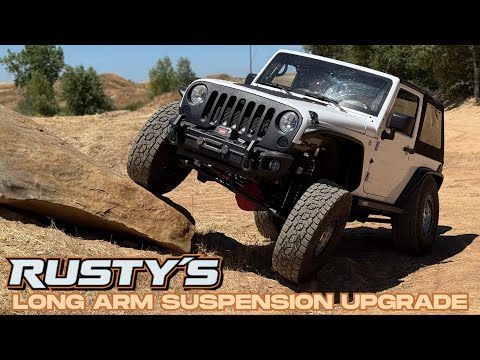 Rusty’s Bolt-On Long Arm Suspension Kit UPGRADE For Jeep Wrangler JK JKU