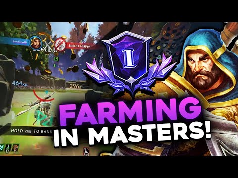 FARMING WITH ULLR IN MASTERS RANKED CONQUEST - Smite 2