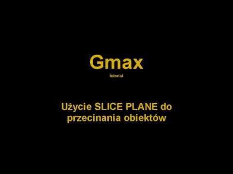 Gmax tutorial   SLICE PLANE ciecie obiektow