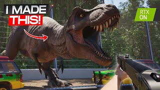 I Made the Best JURASSIC PARK Game and DESTROYED my PC!