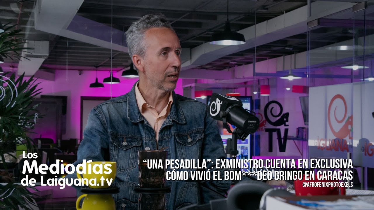 “Una pesadilla”: Exministro cuenta en exclusiva cómo vivió el bom***deo gringo en Caracas