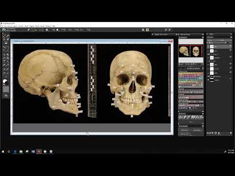 Witness real-life forensic art. Reconstructing a face from a skull