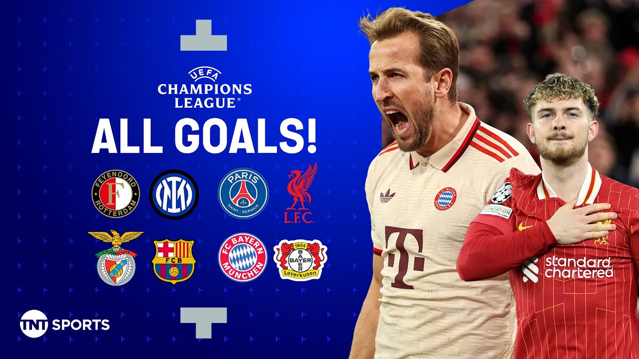Harry Kane Nets a Brace! 🤩 | Champions League Round Of 16 First Leg Highlights