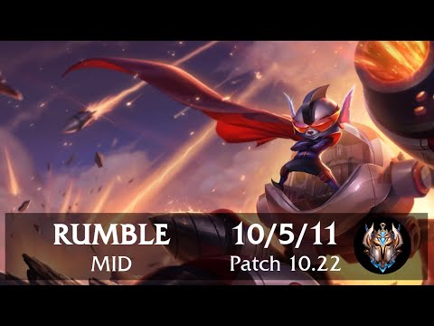 Rumble Mid vs Ahri | Pinoy Challenger Replay Patch 10.22