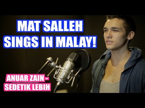 NON MALAYSIAN SINGS MALAY SONG!