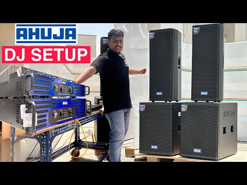 Ahuja Dj Setup 2 Top,2 Bass,Dj Amplifier With Price नाम ही काफ़ी है।
