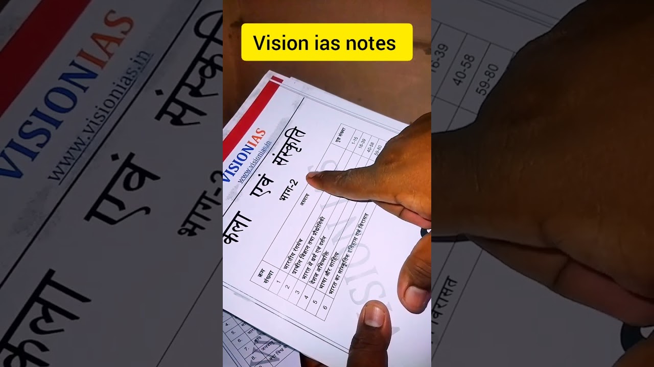 vision ias notes||art and culture||#upsc ||#motivation ||#review |#reels ||#shorts