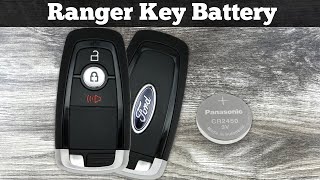 How To Replace 2019 - 2024 Ford Ranger Key Fob Battery - Change Replacement Ranger Remote Batteries