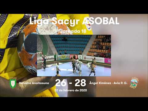 Liga Sacyr ASOBAL J18: Helvetia Anaitasuna - Ángel Ximénez - Avia P. G. 26-28