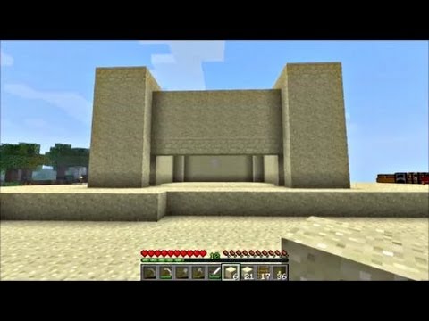 Minecraft - How I made my sand castle (part 1)