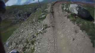 preview picture of video 'Alpes d`huez Downhill DH2 (black)'