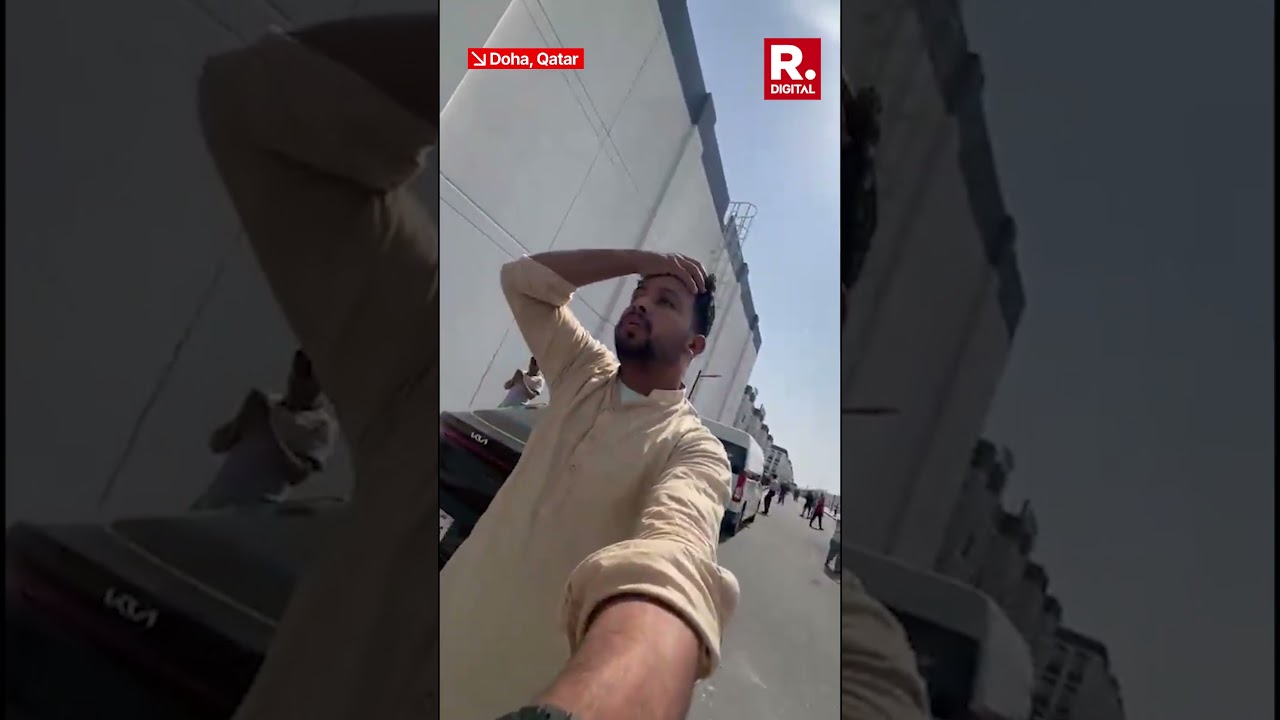 Intercepted Iranian Missile Falls on Doha Street