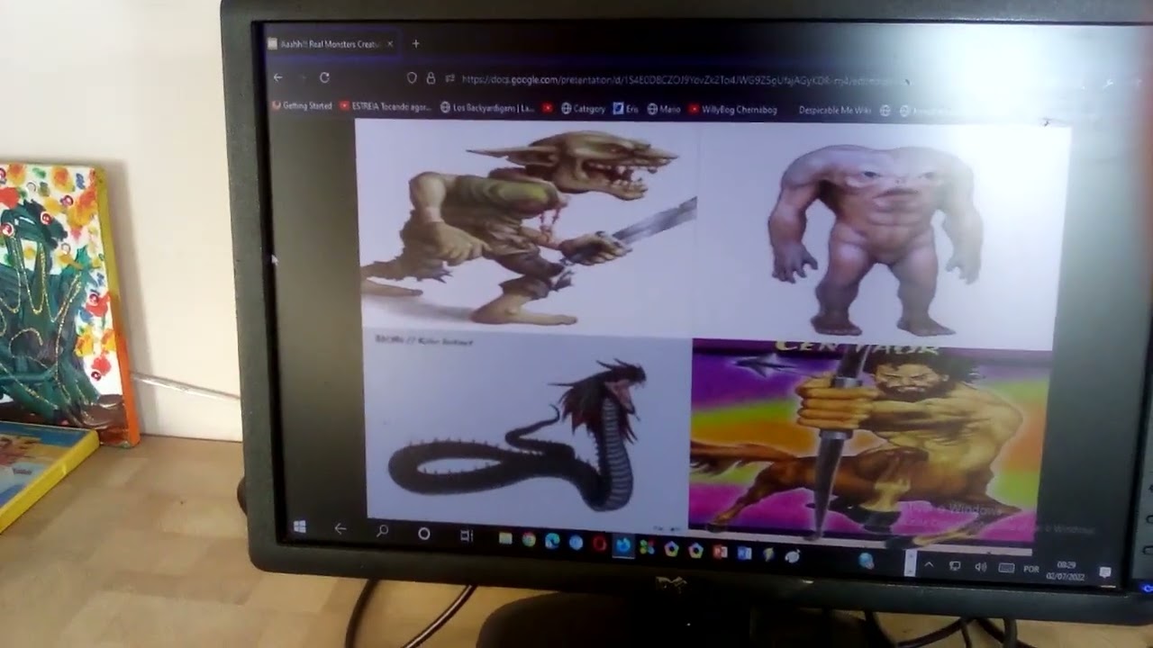 List of Species used in Aaahh Real Monsters Creatures