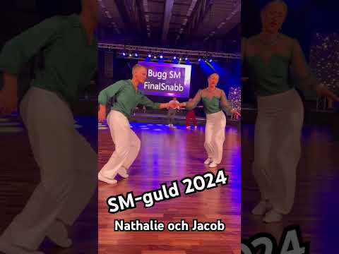 SM guld i bugg 2024, Nathalie och Jacob. Fantastiska dansare!