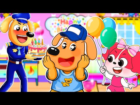 Happy Birthday Leon! 🧁 - The Memorable Moments 😄 | Sheriff Labrador Stories