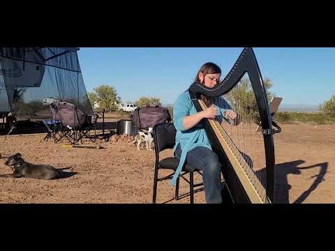 30 Minutes of Beautiful Harp Music in the Arizona Desert