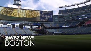 See how Gillette Stadium has been transformed for the FIFA World Cup