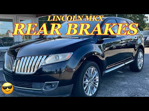 LINCOLN MKX /FORD EDGE Rear BRAKES REPLACEMENT - How to Change Brake Pads and Rotors