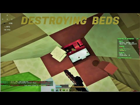 "BedWars Mayhem: Epic Bed Destruction Compilation in Minecraft!"