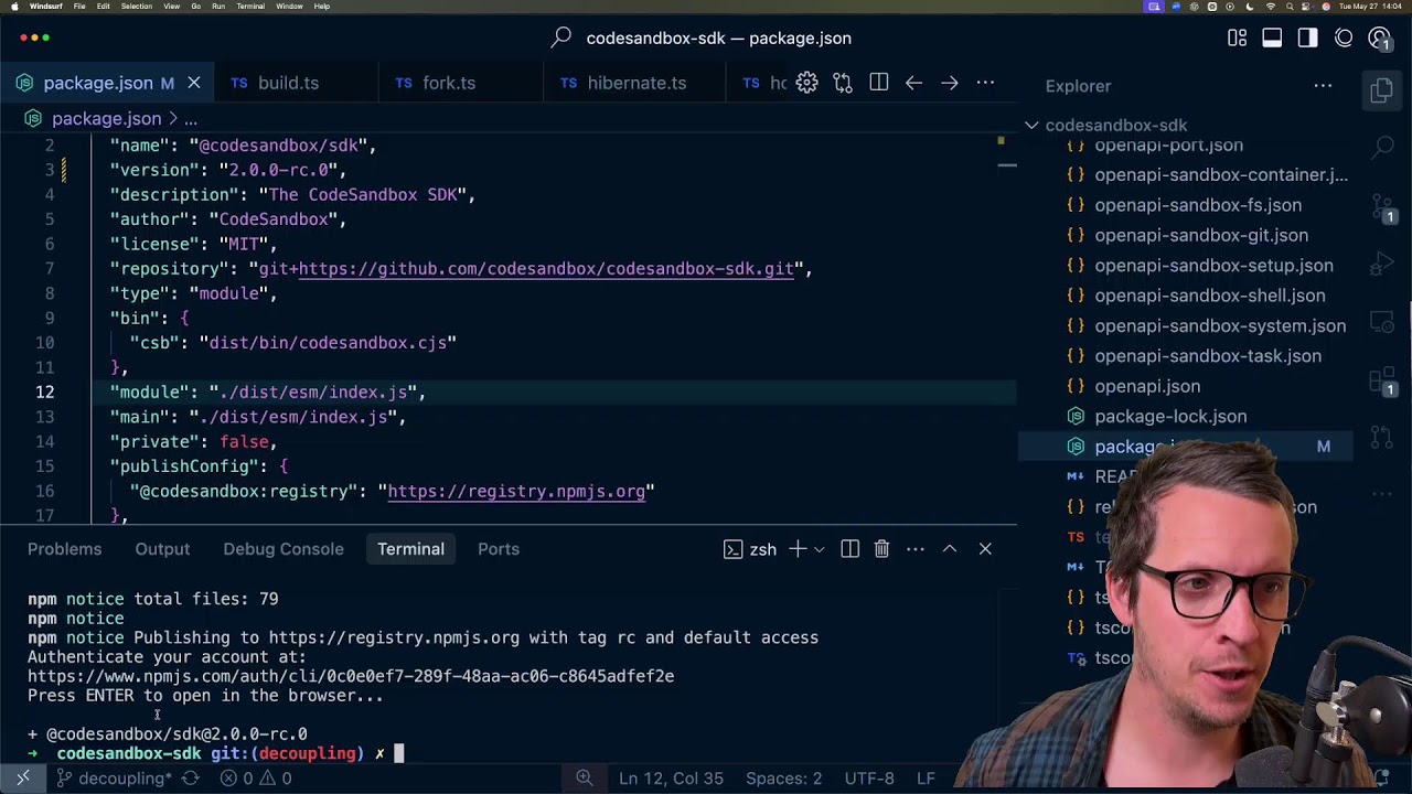 CodeSandbox - SDK - Final Node implementations
