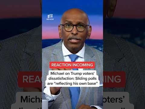 Sliding polls are 'reflecting his own base': Michael reacts to Trump voters’ dissatisfaction