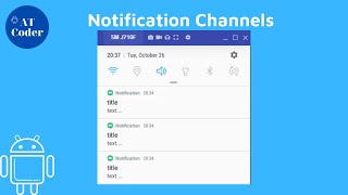 Notifications Part 1 - Create Notification Channels - Android Studio